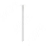 Кордова опора для стола прямоугольная, 50х25мм, H828+12 мм, белый (RAL 9003, муар) KR50X25/820WT