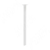 Кордова опора для стола прямоугольная, 50х25мм, H878+12 мм, белый (RAL 9003, муар) KR50X25/870WT