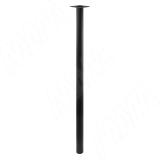 Левадия опора для стола круглая D51, H1103+18 мм, черный (RAL 9005, муар)