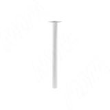 Левадия опора для стола круглая D51, H714+18 мм, белый (RAL 9003, муар)