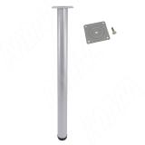 Осло опора для стола, D50, H720+20 мм, алюминий глянец, 4шт. LEG50X720 GR 4