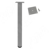 Осло опора для стола, D50, H720+20 мм, хром матовый, 4шт. LEG50X720 MT 4