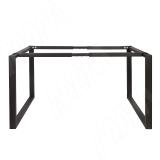 Штутгарт металлокаркас-стола телескопического 715х1200/1300/1400/1500/1600х800мм, черный (RAL9005, муар)