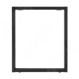 Пилар опора для стола П-образная, 60х30, 50х30 H715+15 мм, черный, 1шт.