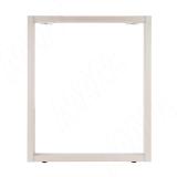 Пилар опора для стола П-образная, 60х30, 50х30 H715+15 мм, кремовый матовый, 1шт.