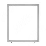 Пилар опора для стола П-образная, 60х30, 50х30 H715+15 мм, хром матовый, 1шт.