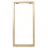 Пилар опора для стола П-образная, 60х30, 445xH1040 (+10 мм), золото матовое