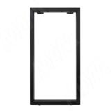 Пилар опора для стола П-образная, 60х30, 445xH870 (+10 мм), черный (RAL 9005, муар)