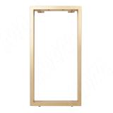 Пилар опора для стола П-образная, 60х30, 445xH870 (+10 мм), золото матовое