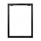 Пилар опора для стола П-образная, 60х30, 595xH820 (+10 мм), черный (RAL 9005, муар)