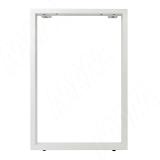 Пилар опора для стола П-образная, 60х30, 595xH870 (+10 мм), белый (RAL 9003, муар)