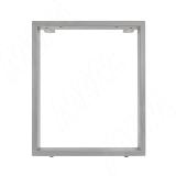 Пилар опора для стола П-образная, 60х30, H715+10 мм, хром матовый, 1шт.