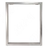 Опора для стола П-образная, 60х30, H725(+10мм), серый металлик, 1шт. П60X30/720 ALM