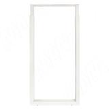 Пилар опора для стола П-образная, 60х30, 445хH820-870 (+10 мм), белый (RAL 9003, муар)