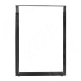 Опора для стола П-образная, 60х30, H825-875(+10мм), черный, 1шт. ПТ60X30/820-870 BLK