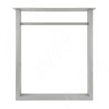 Севилья опора для стола П-образная, 60х30, H715+10 мм, хром матовый