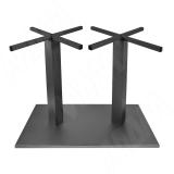 Подстолье 80х80 двойное, H715+5мм, черный, 1шт. T80X80TWIN/715BL