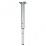 Опора телескоп, H440-620 мм, хром матовый, 1шт. ТЕЛЕСКОП АЛЮМ МАТ