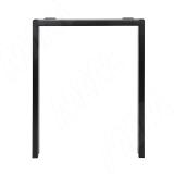 Толедо опора для стола П-образная, 60х30, 595xH723+15 мм, черный (RAL 9005, муар)