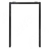 Толедо опора для стола П-образная, 60х30, 595xH873+15 мм, черный (RAL 9005, муар) TL60X30/595X870BLC