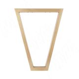 Сальта опора для стола V-образная, 40х40, H715+10 мм, золото матовое