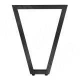 Опора для стола V-образная, 40х40, H715(+10мм), черный, 1шт. V40X40/720 BLK