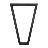 Сальта опора для стола V-образная, 40х40, H820 (+10 мм), черный (RAL 9005, муар)