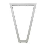 Сальта опора для стола V-образная, 40х40, H820 (+10 мм), хром матовый (RAL 9006, муар)