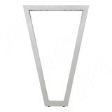 Сальта опора для стола V-образная, 40х40, H870 (+10 мм), хром матовый (RAL 9006, муар)