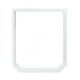 Виго опора для стола П-образная, 60х30, 595хH715+10 мм, белый (RAL 9003, муар)