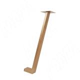 Валенсия опора для стола Г-образная, 60х30, H820+10 мм, золото матовое VL60X30/820 GL