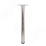 Шанхай опора для стола, D60, H710+25 мм, мат. никель, 4шт.