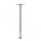 Шанхай опора для стола, D60, H710+25 мм, белый матовый, 4шт. X4RG 710 WT 4/N