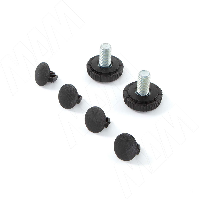 Дижон опора для стола П-образная, 50х10, 445х870 (+10 мм), черный (RAL 9005, муар) фото товара 5 - DJ50X10/445X870 BLC