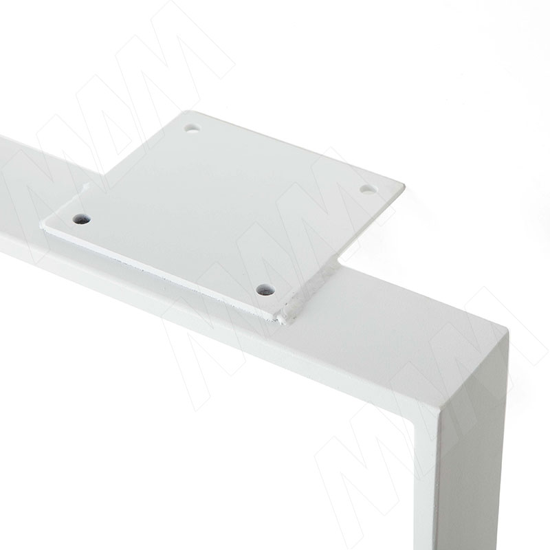 Дижон опора для стола П-образная, 50х10, 445х1040 (+10 мм), белый (RAL 9003, муар) фото товара 3 - DJ50X10/445X1040 WT