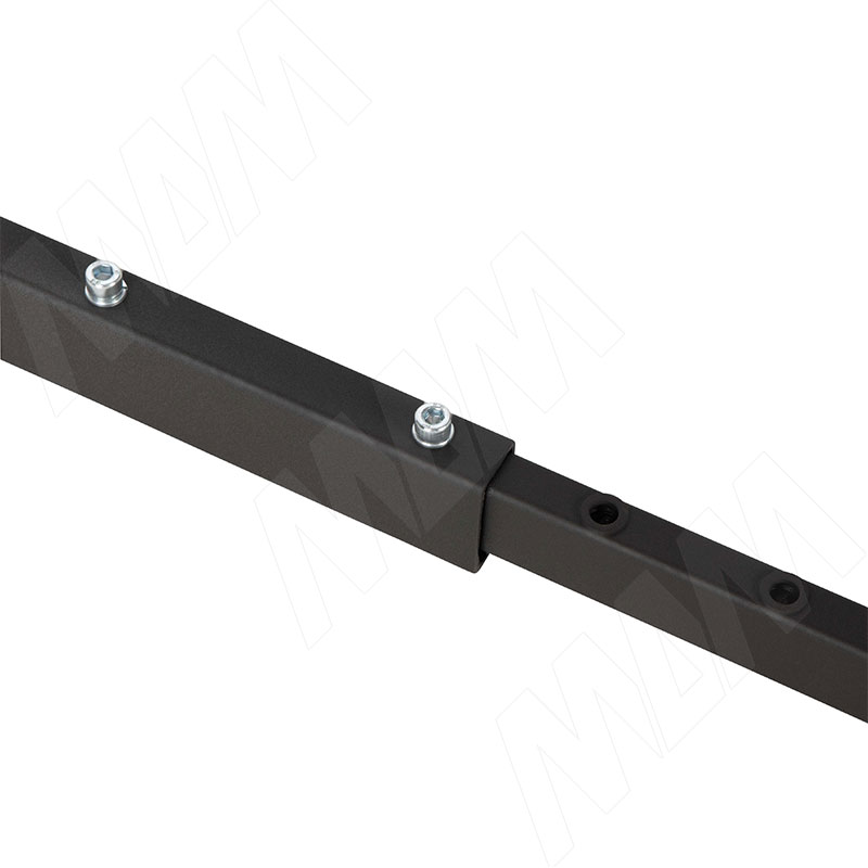 Штутгарт металлокаркас-стола телескопического 715х1200/1300/1400/1500/1600х800мм, черный (RAL9005, муар) фото товара 4 - MF.28.715x1200x800.BLC