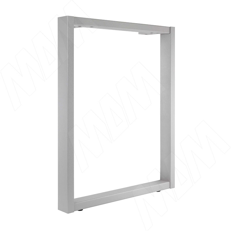 Пилар опора для стола П-образная, 60х30, 50х30 H715+15 мм, хром матовый, 1шт. фото товара 2 - П60-50X30/715.CRM