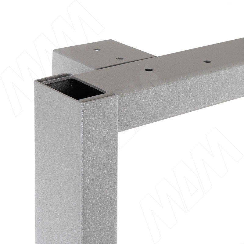 Пилар опора для стола П-образная, 60х30, 50х30 H715+15 мм, хром матовый, 1шт. фото товара 3 - П60-50X30/715.CRM