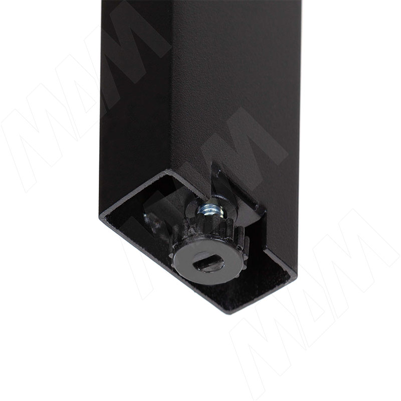 Толедо опора для стола П-образная, 60х30, 595xH873+15 мм, черный (RAL 9005, муар) фото товара 4 - TL60X30/595X870BLC