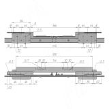 Механизм с автоматическим подъёмом вставки стола 35/960/1226/203, синхрон., оцинк. ALTI-960-320, фото 3