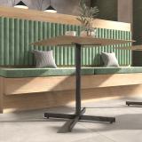 Амадора подстолье 700х700, H730+5мм, черный (RAL 9005, муар) AM730X700X700 BLC, фото 2