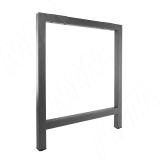 Барселона опора для стола П-образная, 40х40, H715+10 мм, графит BR40X40/715 GR, фото 1