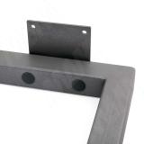 Барселона опора для стола П-образная, 40х40, H715+10 мм, графит BR40X40/715 GR, фото 2