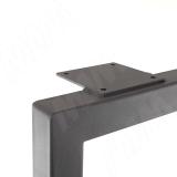 Барселона опора для стола П-образная, 40х40, H715+10 мм, графит BR40X40/715 GR, фото 4