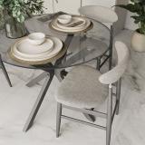 Элемент для клейки стекла на трубу d 50 с винтом М10 сталь C50 ST, фото 3