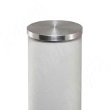 Элемент для клейки стекла на трубу d 50 с винтом М8 сталь C50 ST M8, фото 2