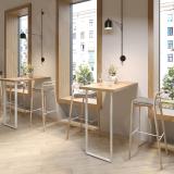 Дижон опора для стола П-образная, 50х10, 445х1040 (+10 мм), белый (RAL 9003, муар) DJ50X10/445X1040 WT, фото 5