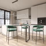 Дижон опора для стола П-образная, 50х10, 445х870 (+10 мм), черный (RAL 9005, муар) DJ50X10/445X870 BLC, фото 6