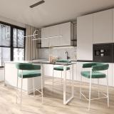 Дижон опора для стола П-образная, 50х10, 445х870 (+10 мм), белый (RAL 9003, муар) DJ50X10/445X870 WT, фото 6