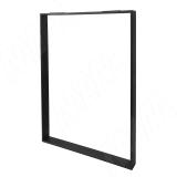 Дижон опора для стола П-образная, 50х10, 595х715 (+10 мм), черный (RAL 9005, муар) DJ50X10/595X715 BLC, фото 1